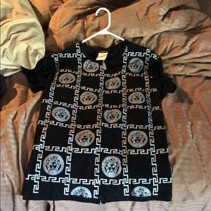Vintage Versace Zipper Shirt
